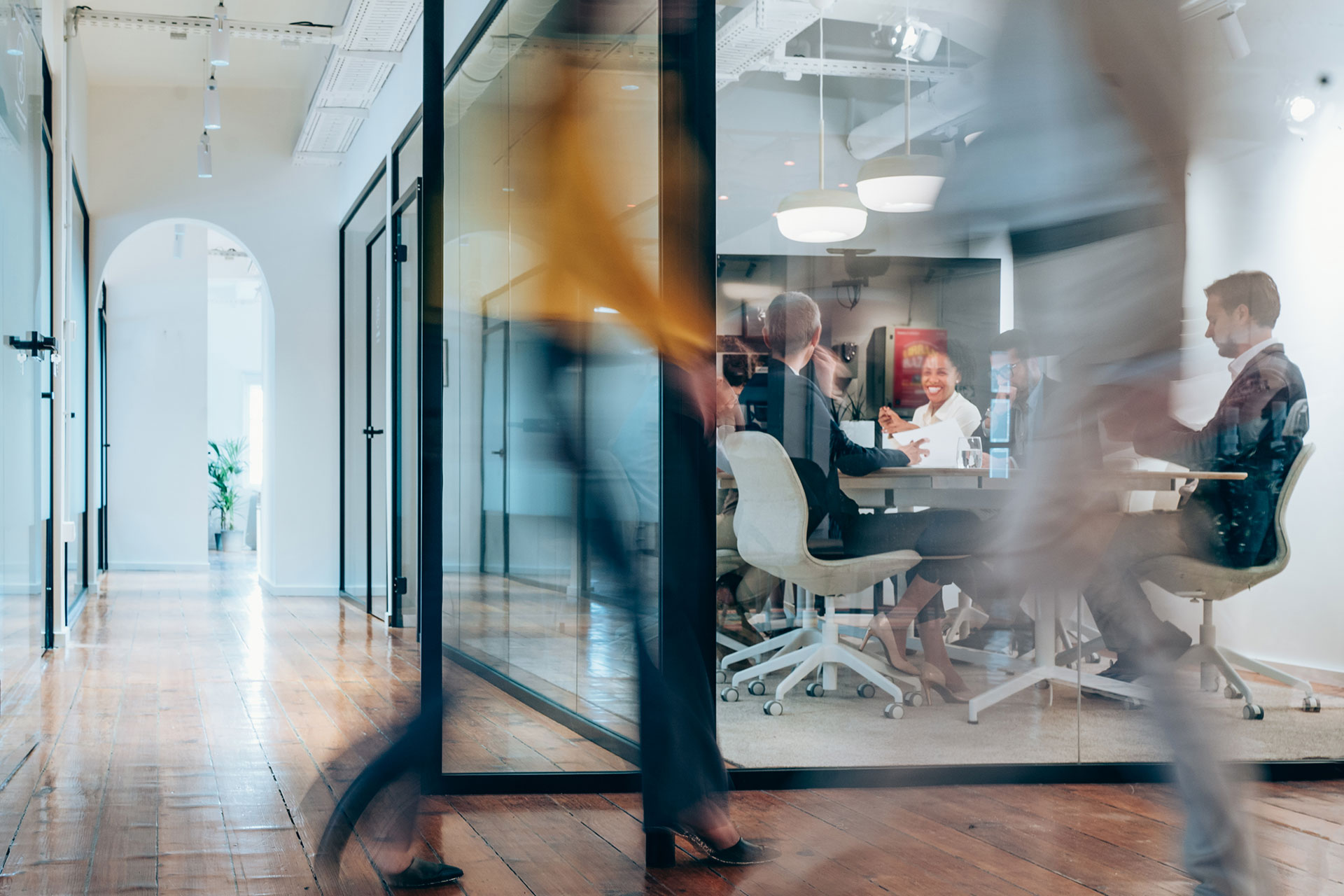 business partners on meeting in the office