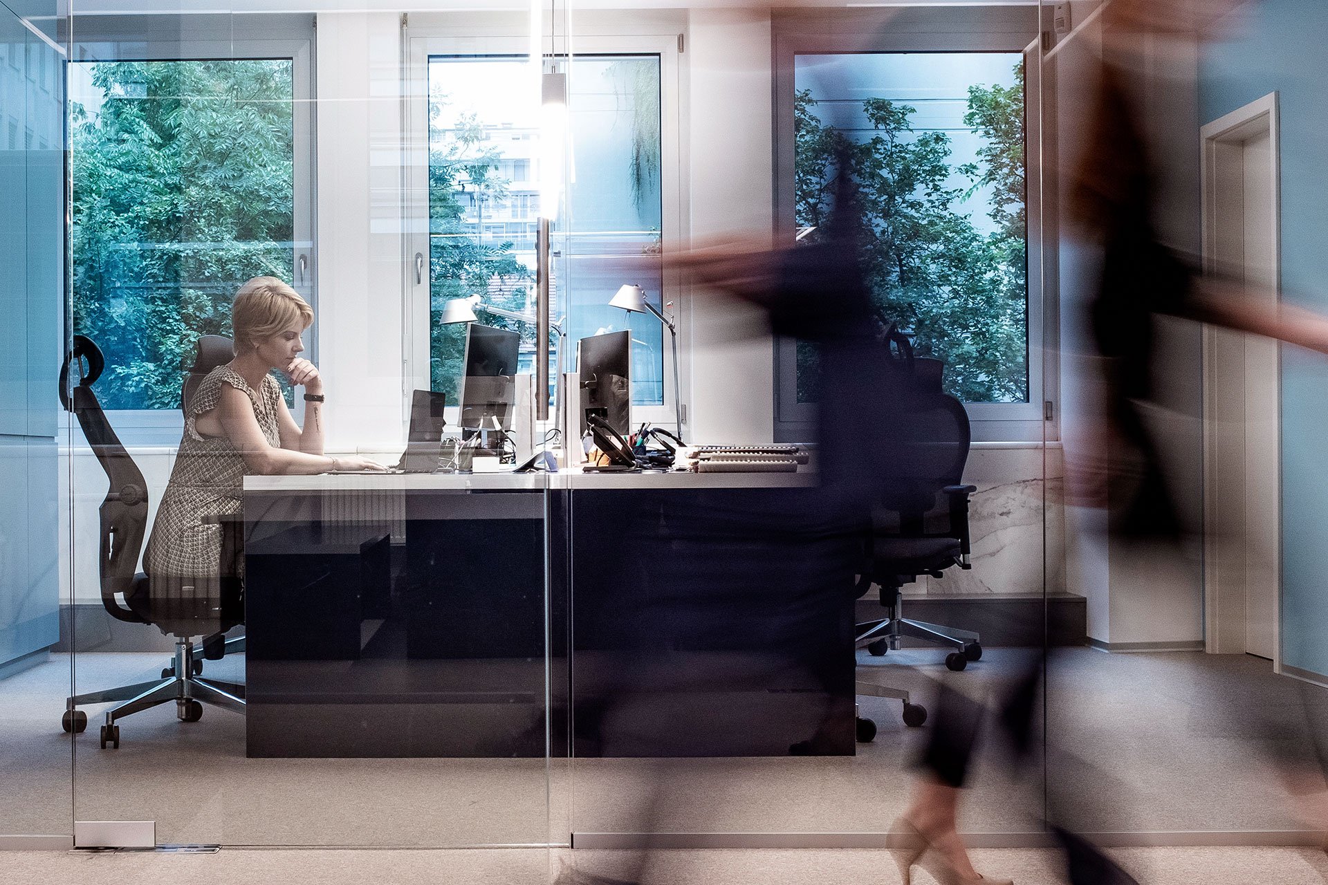 business people working in the office